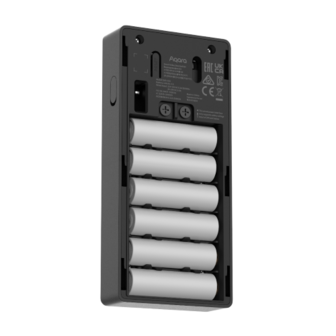 Aqara Smart Video Doorbell G4 - bedrade &amp; draadloze videodeurbel met gong - zwart op batterijen