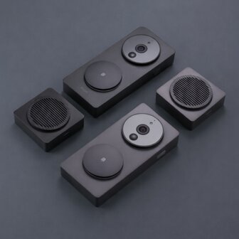 Aqara Smart Video Doorbell G4 - bedrade &amp; draadloze videodeurbel met gong - zwart