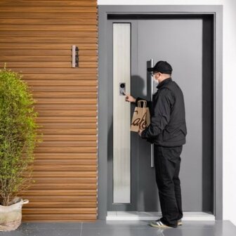 Aqara Smart Video Doorbell G4 - bedrade &amp; draadloze videodeurbel met gong - zwart