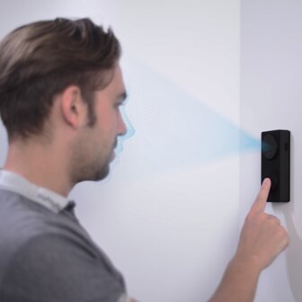 Aqara Smart Video Doorbell G4 - bedrade &amp; draadloze videodeurbel met gong - zwart voordeur