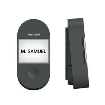 Thomson 513137 draadloze en kinetische deurbel beldrukker