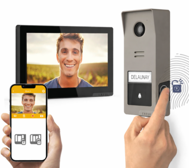 Extel 720337 Wave 3 draadloze video intercom