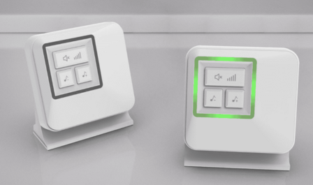 Pilota Porta draadloze deurbel 400 meter bereik met 4 ontvangers op batterijen + flitslicht