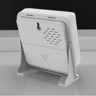 Pilota Porta draadloze deurbel 400 meter bereik met 4 ontvangers op batterijen + flitslicht