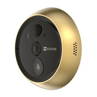 Ezviz DP2C draadloze digitale deurspion met camera en scherm goud