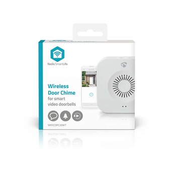 Nedis SmartLife WIFICDPC20WT draadloze gong verpakking
