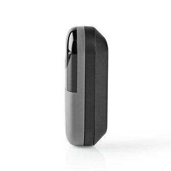 Nedis SmartLife WIFICDP10GY Wi-Fi videodeurbel zijkant met muurbeugel