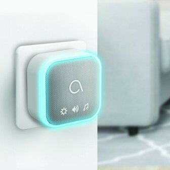 Avidsen 102512-3 Sona-T Plug-In draadloze deurbel met 3 ontvangers voor stopcontact