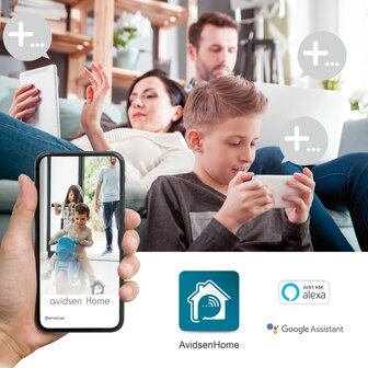 Avidsen 127052 HomeCam WR Wifi IP-buitencamera met nachtzicht