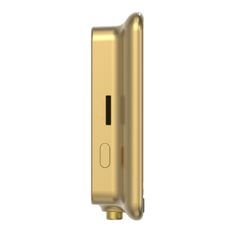 Ezviz DP2C draadloze digitale deurspion met camera en scherm goud zijkant scherm