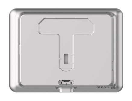 Ezviz DP2C draadloze digitale deurspion met camera en scherm zilver scherm