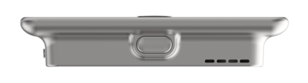 Ezviz DP2C draadloze digitale deurspion met camera en scherm zilver onderzijde scherm