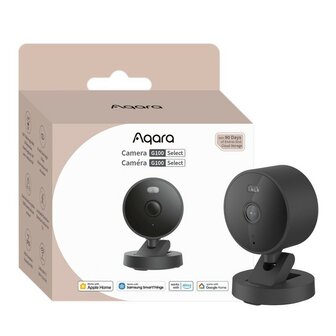 Aqara Camera G100 Select Wifi zwart - beveiligingscamera voor binnen en buiten