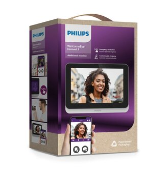Philips WelcomeEye AddScreen 7 inch scherm doos