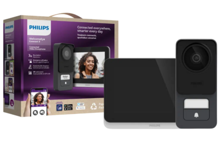 Philips WelcomeEye Connect 3K bedrade deurbel met camera