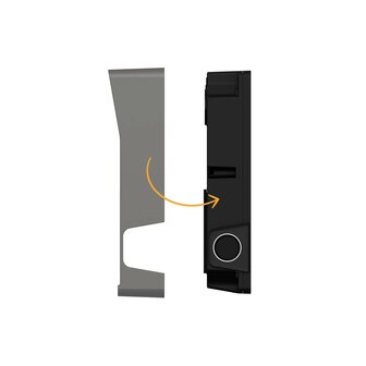 Extel 720335 Digital Connect bedrade video intercom buitenunit grafiet