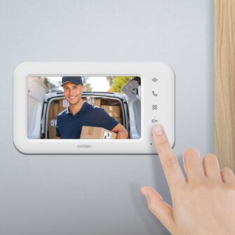 Avidsen 112302 Elia Smart 2 Wifi bedrade intercom met camera + app scherm