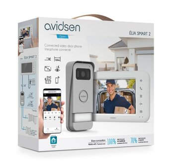 Avidsen 112302 Elia Smart 2 Wifi bedrade intercom met camera + app doos