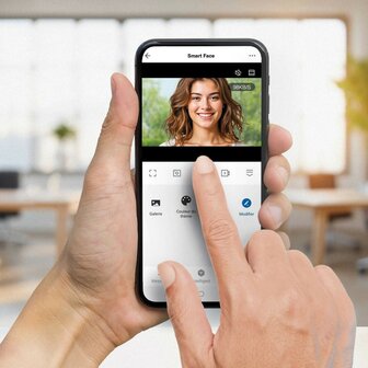 Thomson 512278 Smart Face bedrade video intercom met gezichtsherkenning Thomson Home App