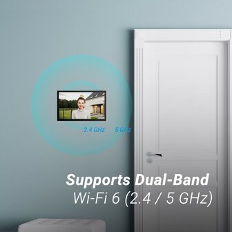 Ezviz HP5 Smart Home bedrade videodeurbel met scherm + app