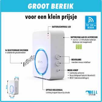 M-E BELL-55621 Wifi mini converter uitbreiding voor bedrade deurbel + app
