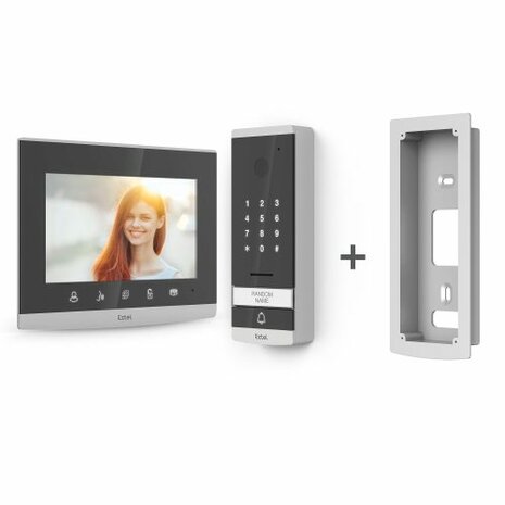 Extel 720309 bedrade video intercom met toegangscode deuropener