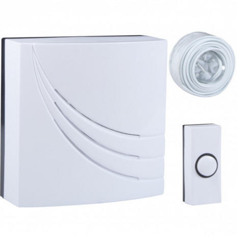 Byron 761 complete bedrade deurbel set 00.015.95 voorkant