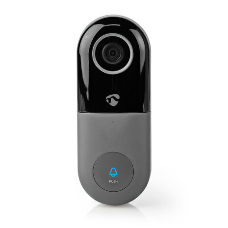 Nedis SmartLife WIFICDP10GY Wi-Fi videodeurbel voorkant beldrukker met camera