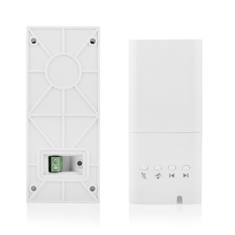 Byron DIC-24815 Draadloze audio intercom deurbel achterkant
