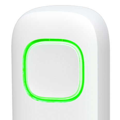 Byron DBY-25931 Draadloze deurbelset 200 meter bereik en usb aansluiting groene rand om beldrukker