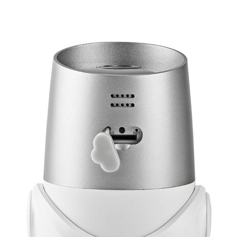 Nedis SmartLife camera voor buiten wit zilver WIFICO11CWT opening voor sd-kaart