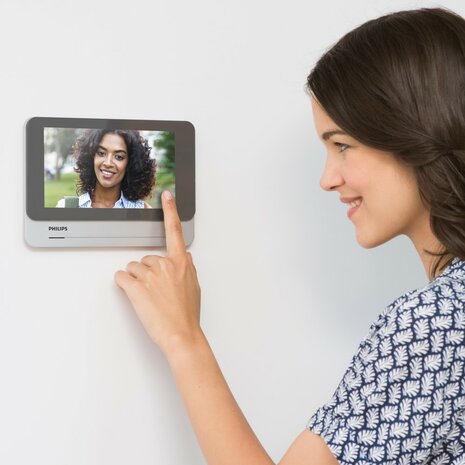 Philips WelcomeEye Connect Pro Wi-Fi intercom met camera + scherm binnenunit