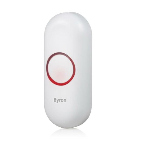 Byron DBY-23514 draadloze deurbel beldrukker met rood led-licht