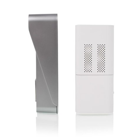 Byron DIC-21515 Draadloze audio deurbel intercom zijkant binnenunit buitenunit