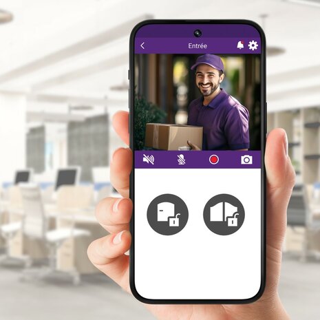 Philips WelcomeEye Connect 3K bedrade deurbel met camera app