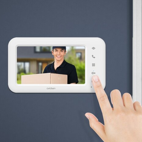 Avidsen Elia Smart 112292 slimme bedrade intercom met camera + app binnenscherm