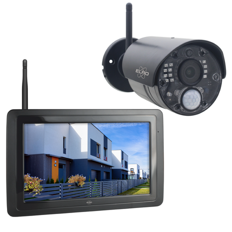 Elro CZ40RIPS draadloze Full HD beveiligingscamera met scherm en app