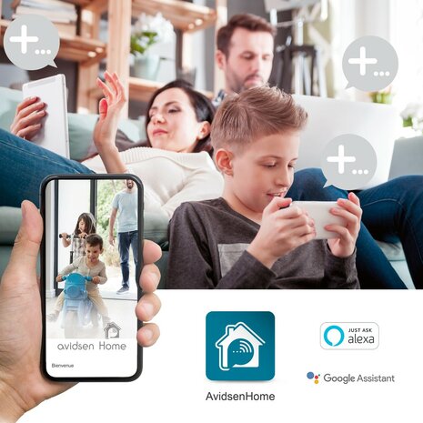 Avidsen 127052 HomeCam WR Wifi IP-buitencamera met nachtzicht