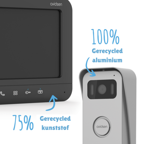 Avidsen 112300 Prima bedrade intercom met camera + scherm