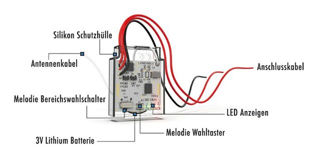 M-E BELL-5644 Wifi mini converter uitbreiding voor bedrade deurbel + app