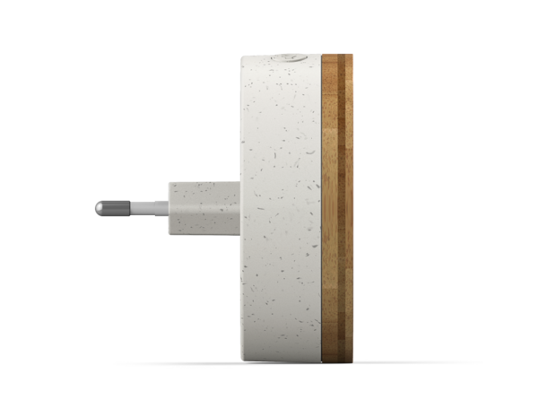 Avidsen 102499 draadloze deurbelontvanger voor kinetische deurbel zijaanzicht