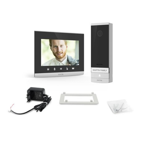 Extel 720324 connect 2 bedrade Wi-Fi video intercom met alle onderdelen