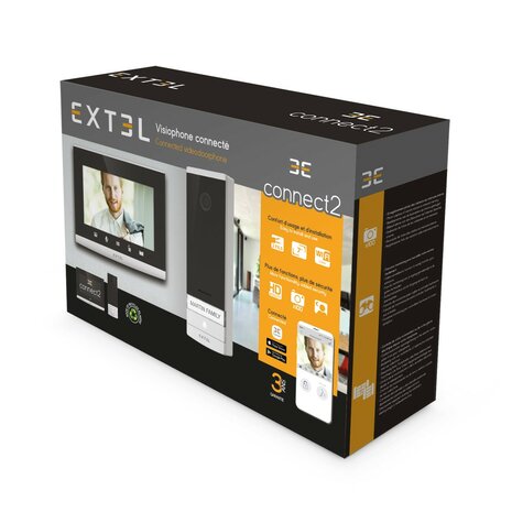 Extel 720324 connect 2 bedrade Wi-Fi video intercom verpakking doos