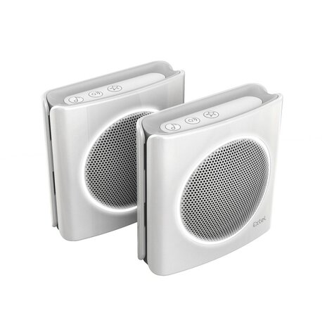 Extel diBi kit white draadloze deurbel met 2 ontvangers 081745 met flitslicht