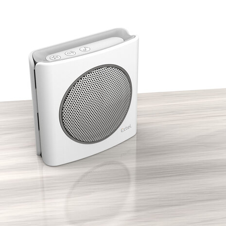 Extel diBi flash soft white draadloze deurbel 081738 voorzijde ontvanger
