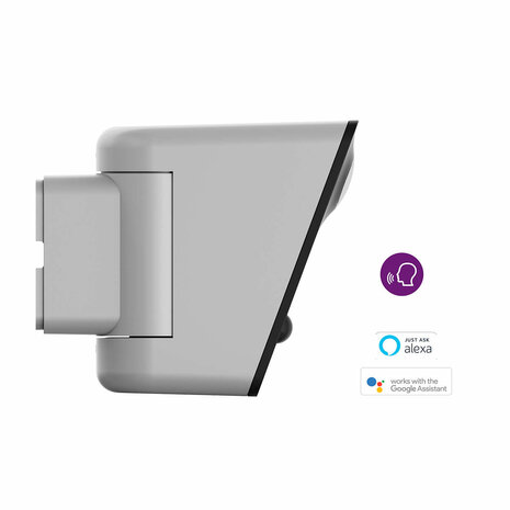 Philips WelcomeEye View Wi-Fi buitencamera FULLHD 2K compatibel met Alexa en Google assistant