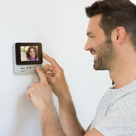 Philips WelcomeEye Addcompact 4.3 inch scherm binnenunit