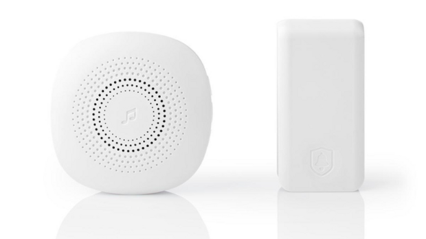 Nedis DOORBK240CWT kinetische draadloze deurbelset