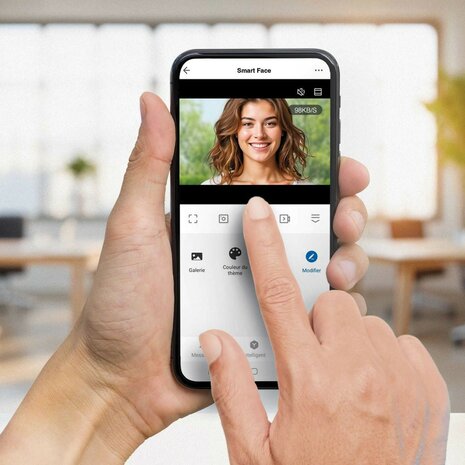 Thomson 512278 Smart Face bedrade video intercom met gezichtsherkenning Thomson Home App