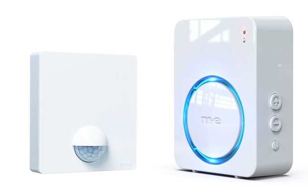 M-E BELL-8021 draadloze bewegingsmelder voor buiten met batterij ontvanger - 300 meter bereik